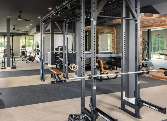 Fitness Center with Top of the Line Equipment