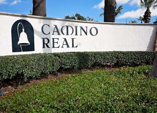 Entrance to Camino Real Apartments