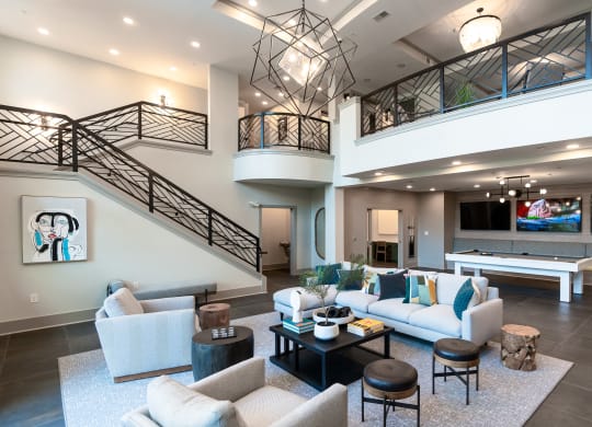 Sports Lounge with Billiards and Multi-Media Center