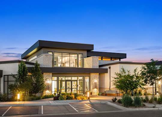 Gateway Arvada Ridge Modern Leasing Office Entrance with Contemporary Design