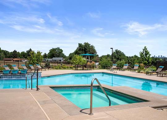 Gateway Arvada Ridge Large Swimming Pool with Scenic Community Views