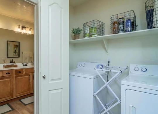 Full Size Laundry Machines In Unit