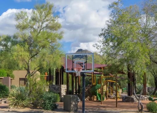 Playground and Basketball Court Nearby