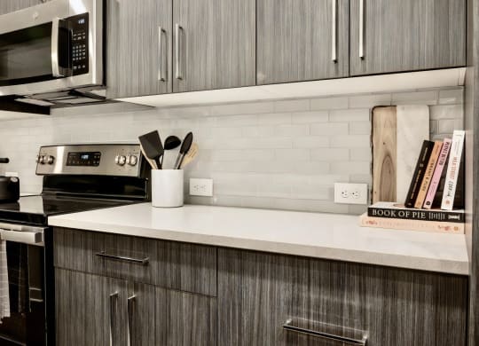 Modern Kitchen with Dark Color Scheme