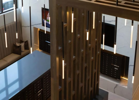 Indoor Mail Room for Residents