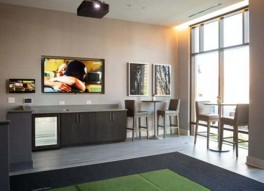 Lobby with High Top Seating