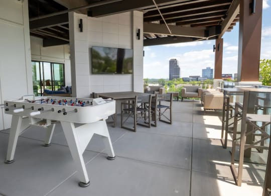 Skydeck Lounge with Foosball Table
