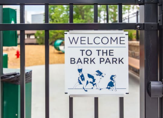 Bark Park Entrance