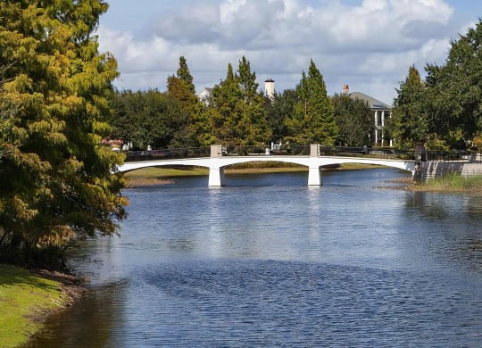 Nearby River Access with Bridge
