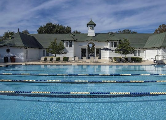 Swimming Pool with Lanes