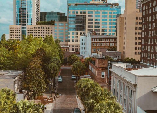 Cobblestone Street in Orlando