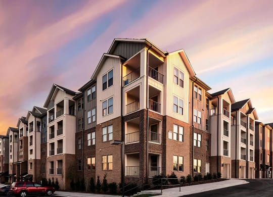 The Harper Apartments with Balcony Access Overlooking the Neighborhood