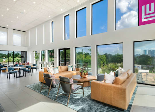 Large Clubhouse Complete with Kitchen, Lounge, and Entertainment Areas