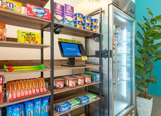 Lamar Union Market With Easy Access To Snacks And Drinks