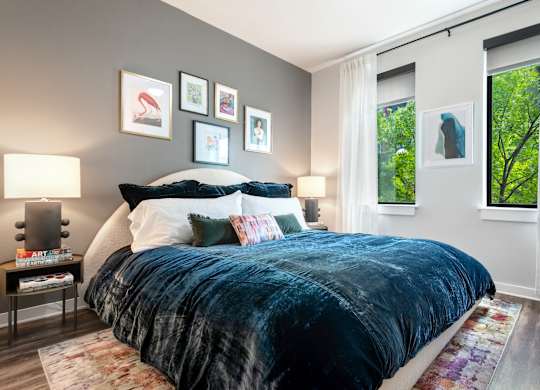 Cozy Bedroom with Natural Light