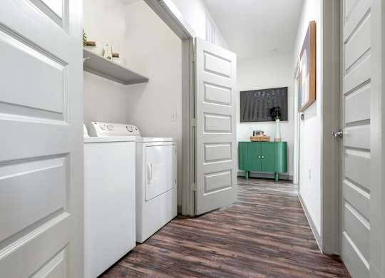 In-Unit Washer and Dryer