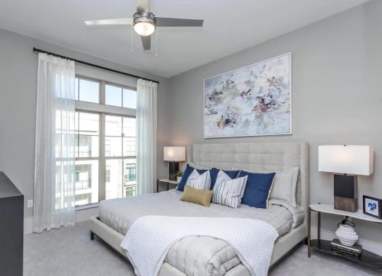 Spacious Bedroom with Large Window