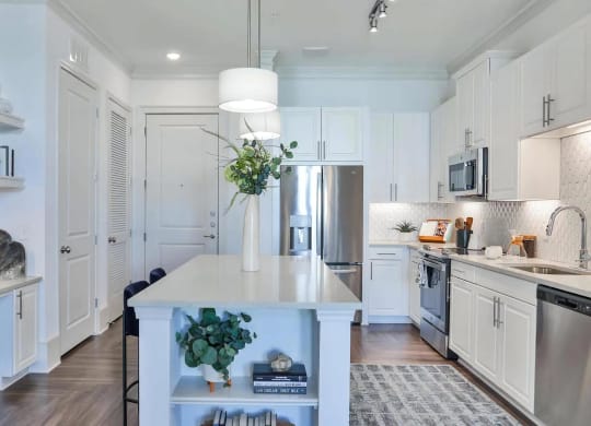 Spacious Kitchen with Breakfast Bar