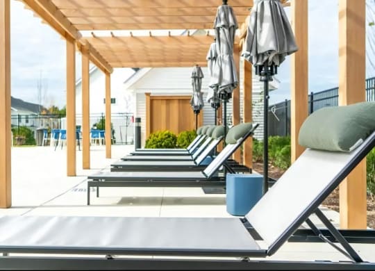 Lounge Seating with Umbrellas