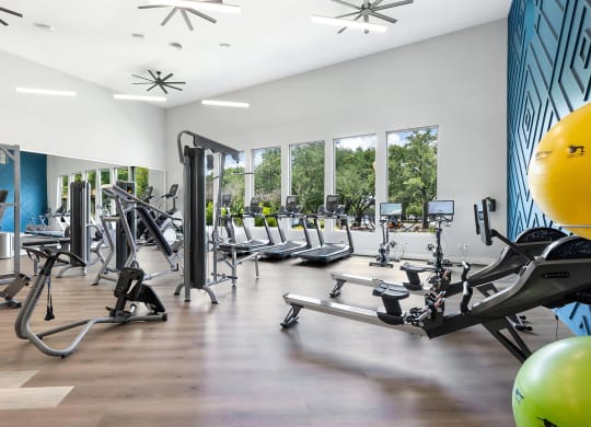 Mesa Verde Fitness Large Fitness Center With Stationary Bikes Rowing Machines and Cable Weight Equipment