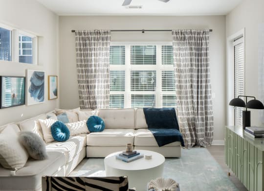 Modern Living Spaces with Large Windows