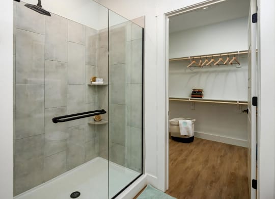 Modern Bathrooms with Walk-In Showers