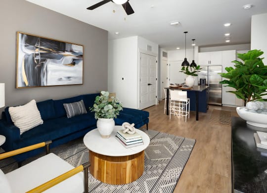 Modern Open Plan Concept for Living and Dining Areas