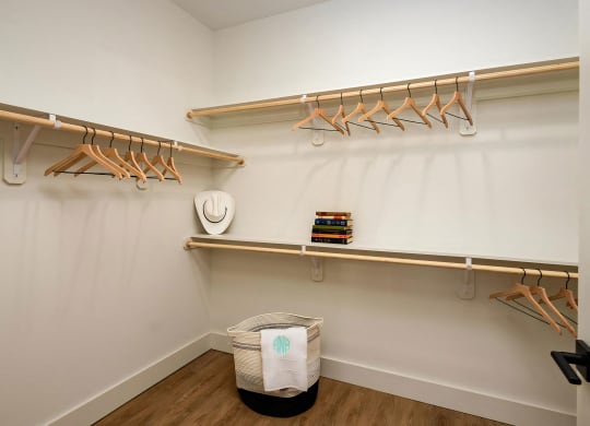 Oversized Walk-In Closets