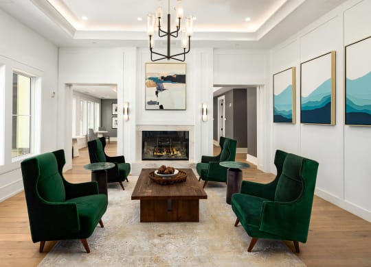 Grand Lobby with Fireplace & Seating Areas