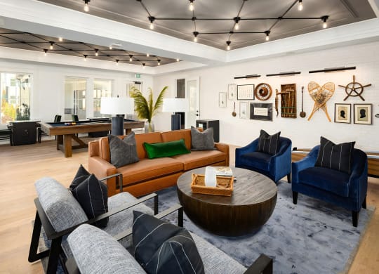 Large Clubhouse Complete with Business Center, Coffee Bar, Catering Kitchen & Entertainment Areas