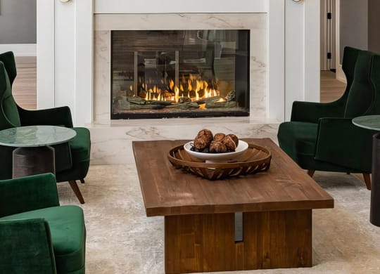 Grand Lobby with Fireplace & Seating Areas