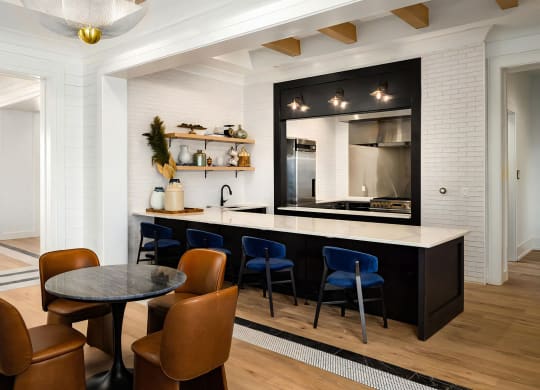 Large Clubhouse Complete with Business Center, Coffee Bar, Catering Kitchen & Entertainment Areas