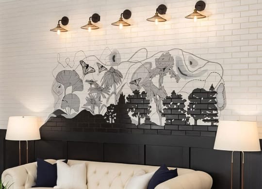 Modern Welcome Lobby with Gathering Spaces