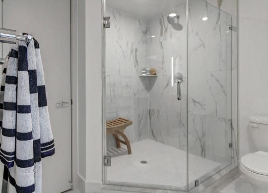 Large Glass Walk In Shower