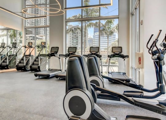 Full Fitness Center with Cardio Machines