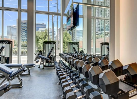 Full Fitness Studio with Free Weights