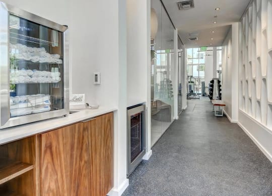 Towels Included in Fitness Studio