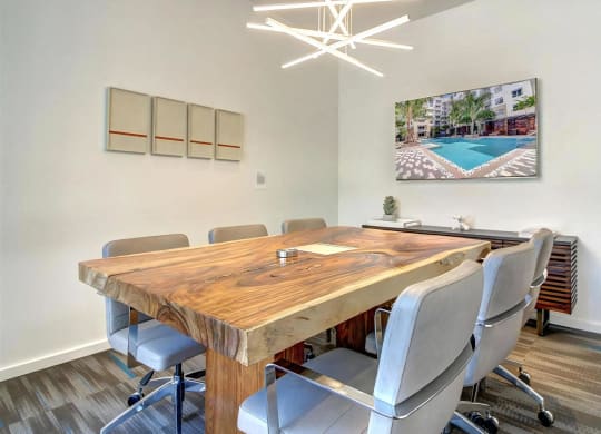 Private Workspace with TV
