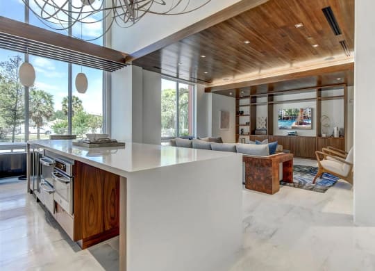 Resident Lounge with Kitchen