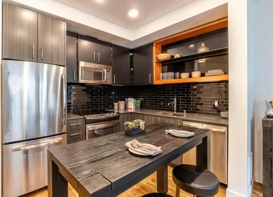 Gourmet Kitchen with Island Seating