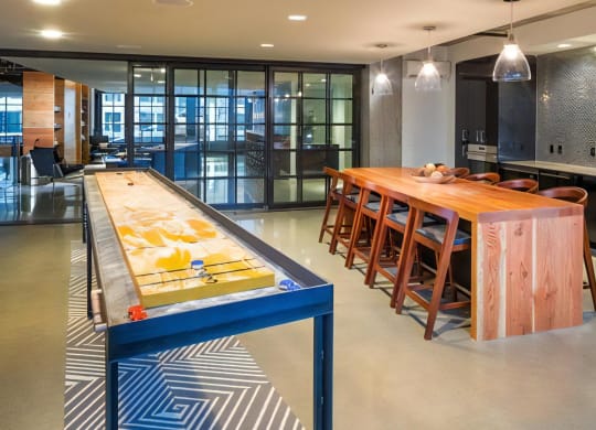 Community Room with Kitchen and Shuffle Board