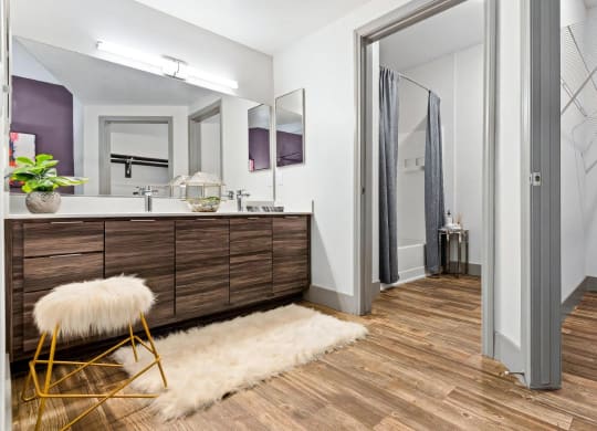 Double Vanities with Upgraded Countertops