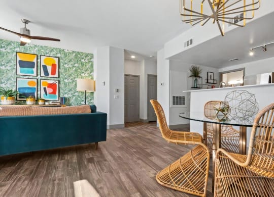 Modern Open Plan Concept for Living and Dining Areas