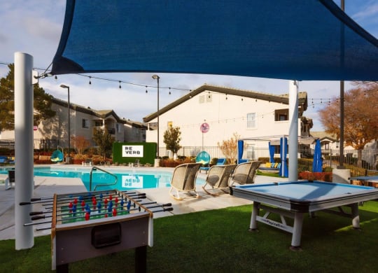 Resort Style Pool with Sundeck and Games
