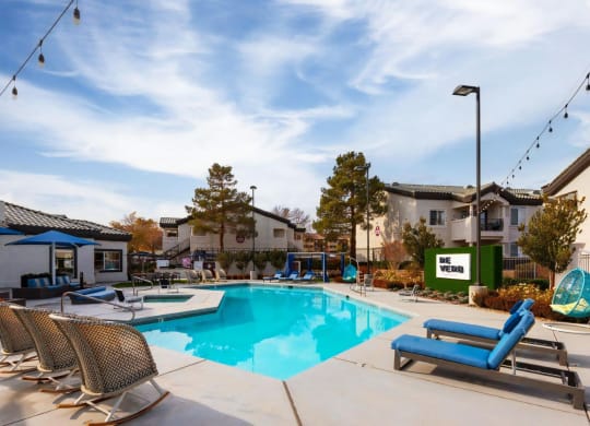 Resort Style Pool with Sundeck