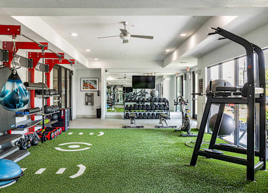 Rhythm State-of-the-art Fitness Center with Free Weights and Cardio Machines