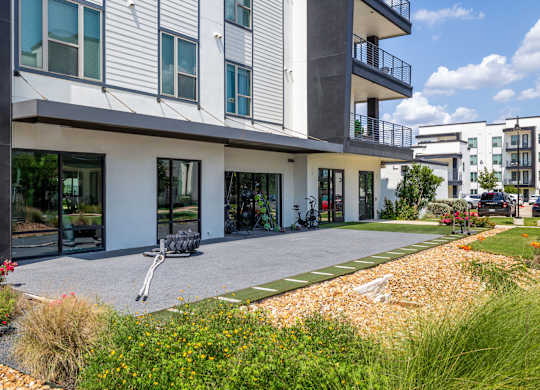 Rhythm Outdoor Fitness Lawn with Equipment