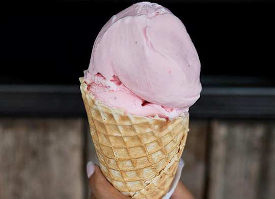 Enjoy giant servings of tasty ice cream near Novel Cary