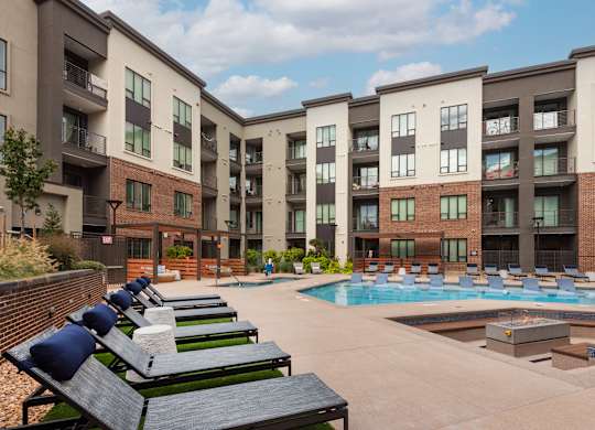 Poolside Lounge and Firepit