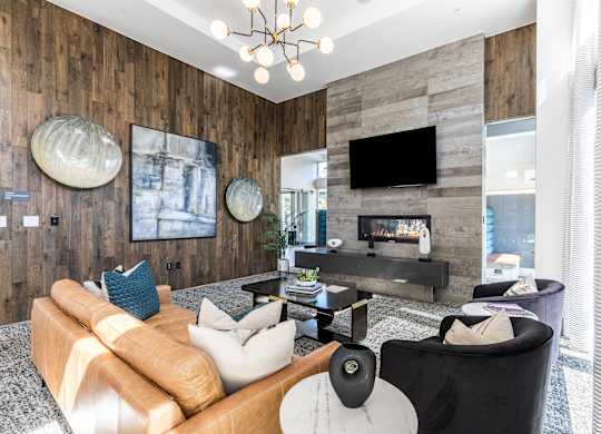 Lavish Clubhouse with TV and Lounge Space
